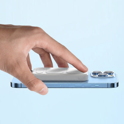 10,000 mAh Wireless Power Bank with Stand – Grey