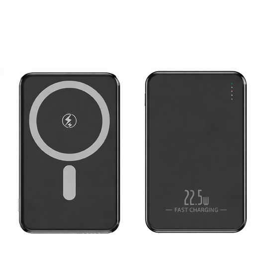 10000mAh Wireless Power Bank – 22.5W Fast Charging (Black)